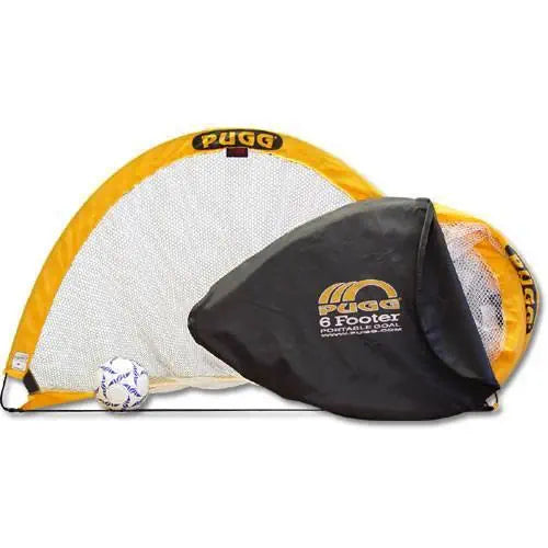 PUGG&#174; 6 ft. Portable Training Soccer Goals (2-Pack)