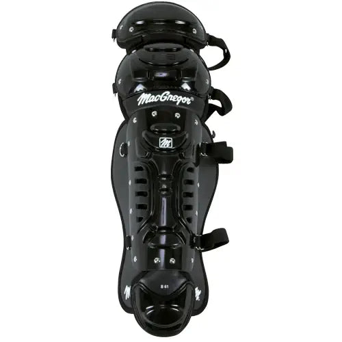 MacGregor B61 Dbl Knee Varsity Leg GuardBlack