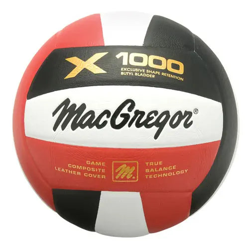 MacGregor&#174; X1000 Indoor/Outdoor VolleyballBlack/White